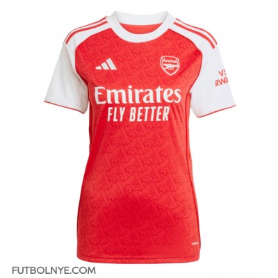 Camiseta Arsenal Gabriel Jesus #9 Primera Equipación para mujer 2025-26 manga corta Camiseta Arsenal Gabriel Jesus #9 Primera Equipación para mujer 2025-26 manga corta